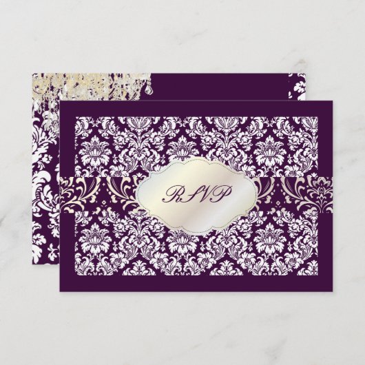 PixDezines rsvp moiré damask+Chandelier/DIY color (Voorkant / Achterkant)