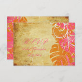 PixDezines rsvp Monstera|Tropische oliage+Swirls (Voorkant / Achterkant)