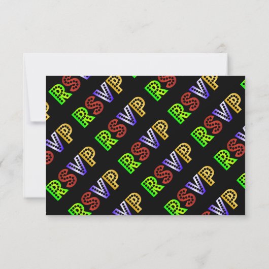 PixDezines RSVP Neon Sign Mitzvah (Achterkant)