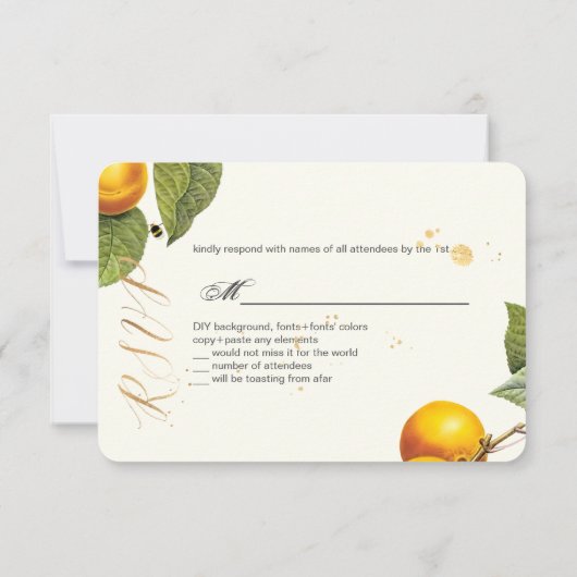 PixDezines RSVP Orchard/Peaches/Redoute (Achterkant)