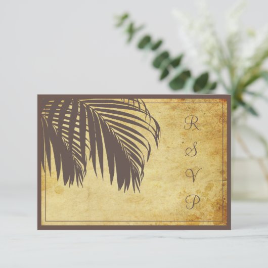 PixDezines rsvp palmschijfjes/strand/bruin (Staand voorkant)