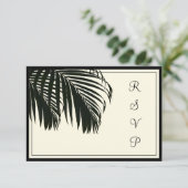 PixDezines rsvp Palmschijfjes/strand/zwart+beige (Staand voorkant)