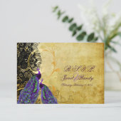 PixDezines rsvp  pauock+filigree zwemmen (Staand voorkant)