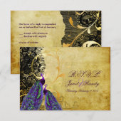 PixDezines rsvp  pauock+filigree zwemmen (Voorkant / Achterkant)