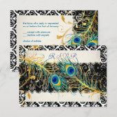 PixDezines rsvp pauock pizzazz, damask+black lace (Voorkant / Achterkant)