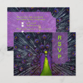 PixDezines rsvp Peacock Feather (Voorkant / Achterkant)