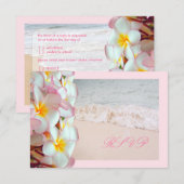 PixDezines RSVP PINK PLUMERIA/BEACH/DIY trim (Voorkant / Achterkant)