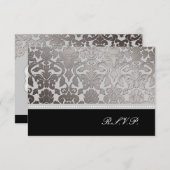 PixDezines rsvp platinum flora damask/diy kleuren (Voorkant / Achterkant)