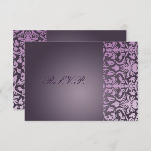 PixDezines rsvp plum flora demask/diy background (Voorkant / Achterkant)