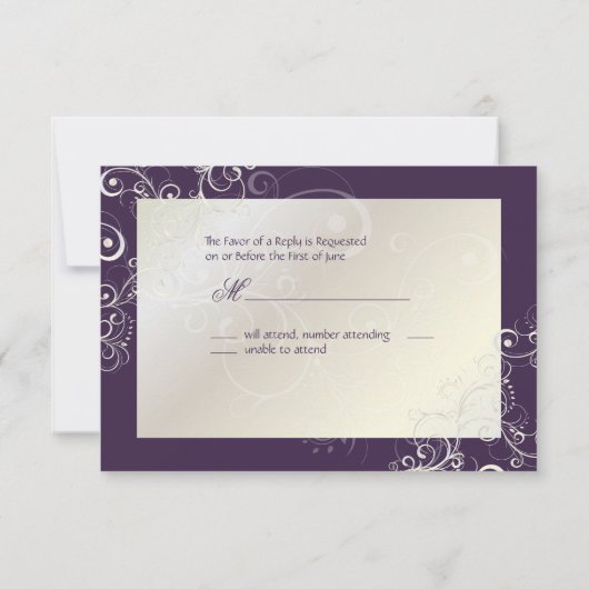 PixDezines rsvp plum+parelzwammen (Achterkant)