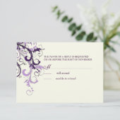 PixDezines RSVP PLUM SWIRLS/DIY ACHTERGROND (Staand voorkant)