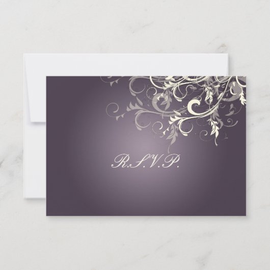 PixDezines RSVP PLUM SWIRLS/DIY ACHTERGROND (Achterkant)