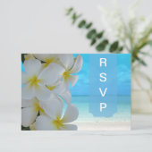 PixDezines rsvp Plumeria Lei/strand (Staand voorkant)