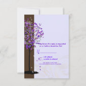 PixDezines rsvp retro violet ahorebomen (Achterkant)