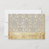 PixDezines RSVP +ROMANTIC FLORA DAMASK (Voorkant)