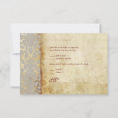 PixDezines RSVP +ROMANTIC FLORA DAMASK (Achterkant)