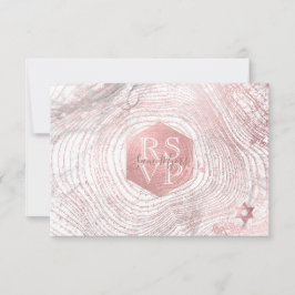 PixDezines RSVP Roos Gold Tree Rings Bat Mitzvah ✡