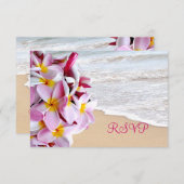 PixDezines rsvp roze plumeria Lei/strand (Voorkant / Achterkant)
