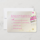 PixDezines RSVP Roze Tallit Bat Mitswa/goud (Achterkant)