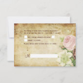 PixDezines rsvp  rozen/perkament (Achterkant)