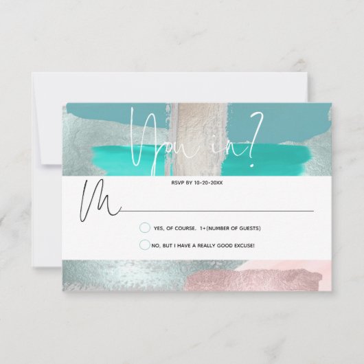 PixDezines RSVP Sage Koraal, Kleurenblok (Voorkant)