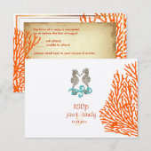 PixDezines rsvp Seahorse, strandpartij (Voorkant / Achterkant)