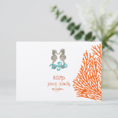 PixDezines rsvp Seahorse, strandpartij (Staand voorkant)