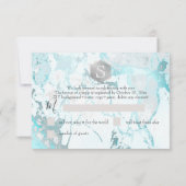 PixDezines RSVP Silver Honeycomb Bar Mitzvah ✡ (Achterkant)