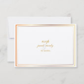 PixDezines rsvp sjabloon/zilver+faux goud (Voorkant)