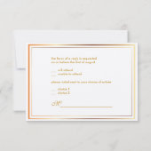 PixDezines rsvp sjabloon/zilver+faux goud (Achterkant)