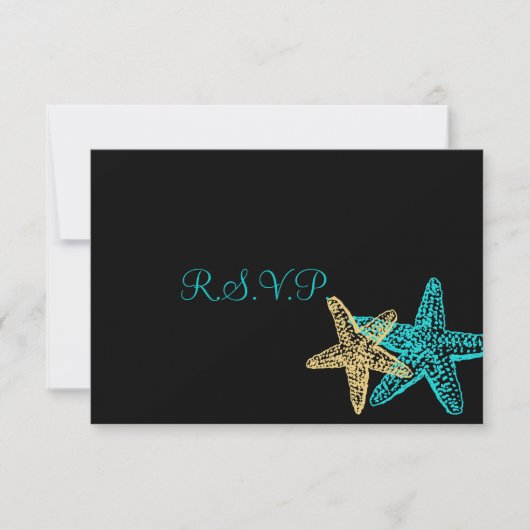 PixDezines rsvp Starfish/Beach Weddings (Voorkant)