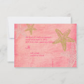 PixDezines RSVP/Starfish RSVP Kaartje (Achterkant)