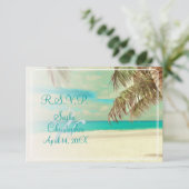 PixDezines rsvp  strand, tropisch paradijs (Staand voorkant)