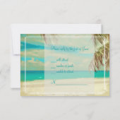 PixDezines rsvp  strand, tropisch paradijs (Achterkant)