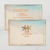 PixDezines rsvp strand+zeester, strandpartij (Voorkant / Achterkant)