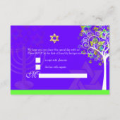 PixDezines rsvp-structuur van levenskwaliteit/diy RSVP Kaartje (Achterkant)