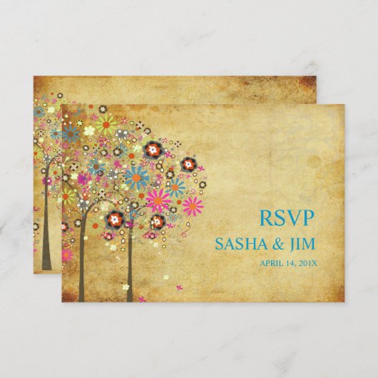 PixDezines rsvp  Summer Blooms/DIY color (Voorkant / Achterkant)