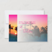 PixDezines rsvp/sunset at A-Bay RSVP Kaartje (Achterkant)