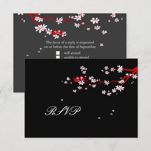 PixDezines rsvp Tortelduifjes+Red Cherry (Voorkant / Achterkant)