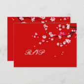 PixDezines rsvp Tortelduifjes+Red Cherry/diy kleur (Voorkant / Achterkant)