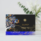 PixDezines Rsvp Tree of Life Mitzvah/Champagne (Staand voorkant)