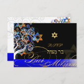 PixDezines Rsvp Tree of Life Mitzvah/Champagne (Voorkant / Achterkant)
