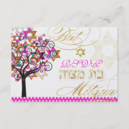 PixDezines rsvp tree of life/Stars, Bat Mitzvah