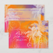 PixDezines rsvp tropische huls+swilders/DIY-kleur (Voorkant / Achterkant)