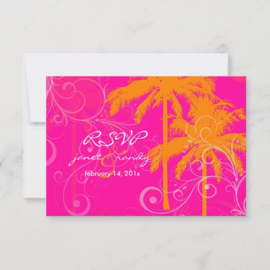 PixDezines rsvp twin palms+swilrs/DIY-kleur (Voorkant)