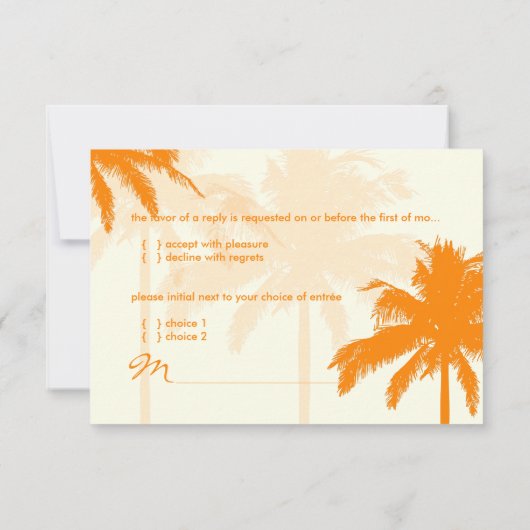 PixDezines rsvp twin palms+swilrs/DIY-kleur (Achterkant)