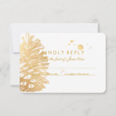 PixDezines rsvp verblind/goud/pinecone/soiree (Achterkant)