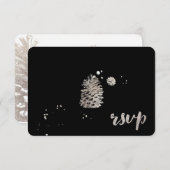 PixDezines rsvp verblindd/zilver/pinecon/soiree (Voorkant / Achterkant)
