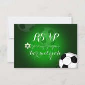 PixDezines rsvp Voetbalbalk Mitzvah/DIY kleur (Voorkant)