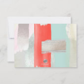 PixDezines RSVP w Maaltijd, Moderne Kunst, Mint Ko (Achterkant)